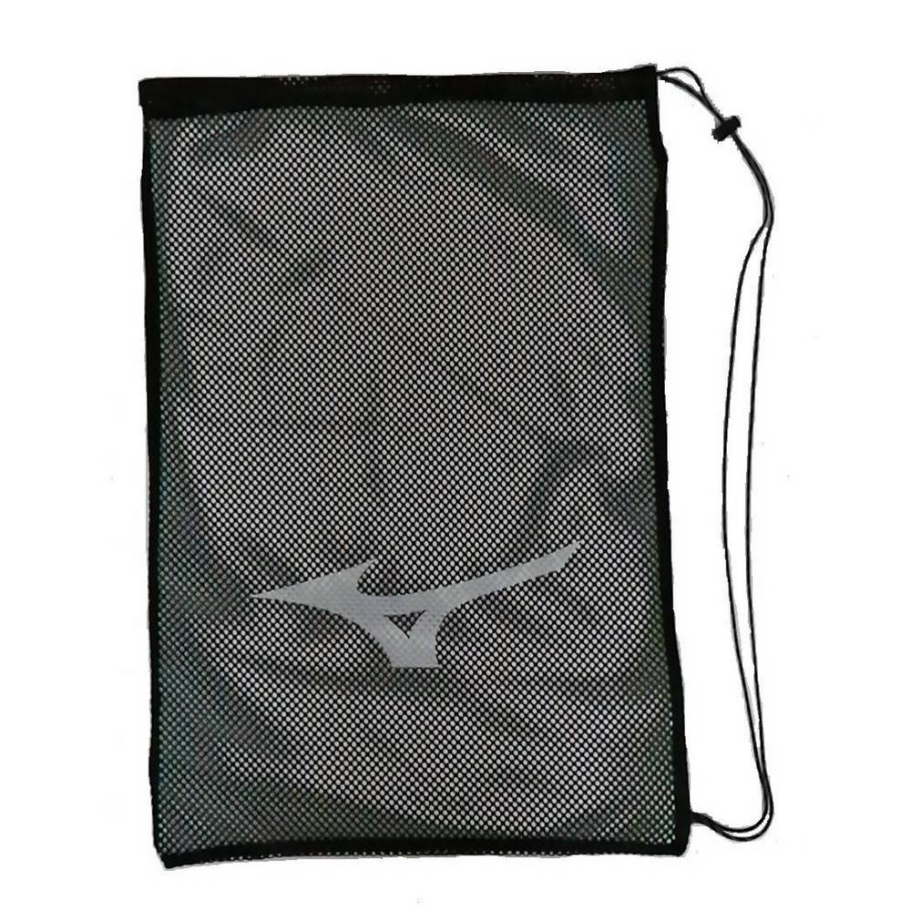 Damske Batoh Mizuno Plávať TEAM MESH Čierne Vypredaj XNQI86413